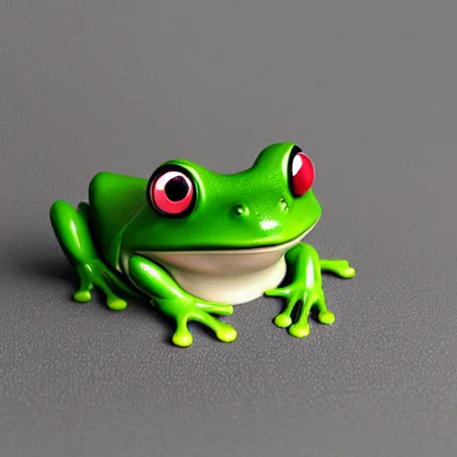 Image similar to frog in the style of pixar movie