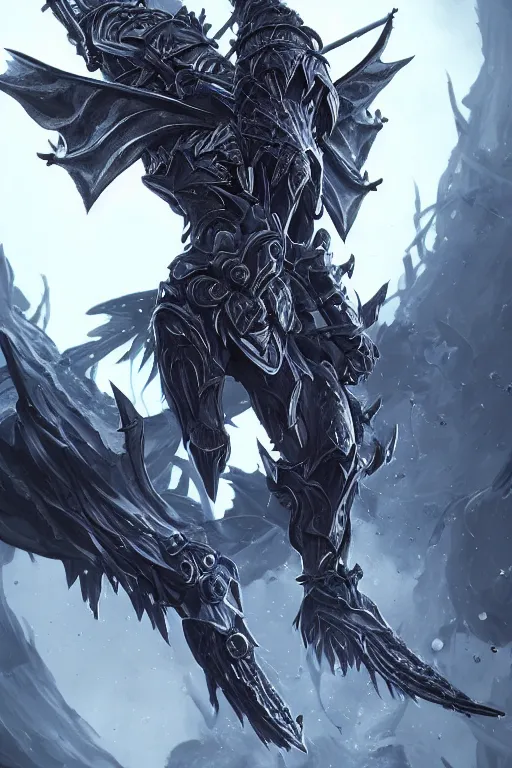 Prompt: portrait of humanoid mosquito resembling a knight in black armor with dragonfly wings on its back, league of legends splash art, castlevania, hearthstone splash art, full body shot, rule of thirds, ultrafine hyperrealistic detailed face, artgerm, horror setting, greg rutkowski, trending on artstation, 8 k, intricately detailed, highly detailed