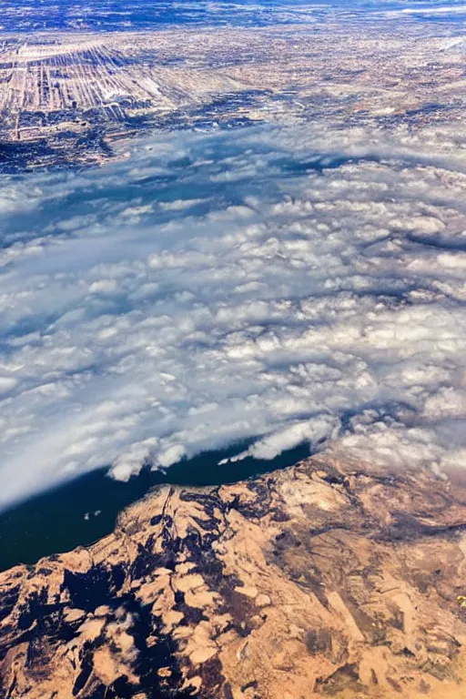 Image similar to photograph of giant crack! in! the! clouds!!!!!!!!!!!!!!!!!! above southern california city