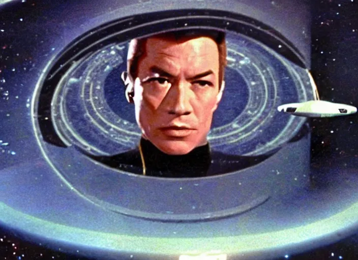 Image similar to a still from 1 9 6 0 s star trek