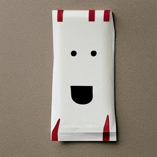 Image similar to anthropomorphic paper towel