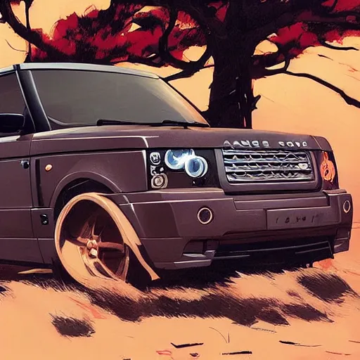 Prompt: range rover official fanart behance hd artstation by jesper ejsing, by rhads, makoto shinkai and lois van baarle, ilya kuvshinov, ossdraws, and by feng zhu and loish and laurie greasley, victo ngai, andreas rocha, john harris