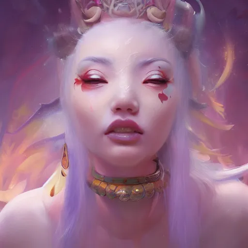 Prompt: a magical koi fish goddess, huggy wuggy from poppy playtime video game, fullbody, ultra high detailed, oil painting, greg rutkowski, charlie bowater, yuumei, yanjun cheng, unreal 5, daz, hyperrealistic, octane render, rpg portrait, dynamic lighting, fantasy art, beautiful face