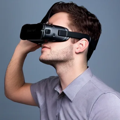 Image similar to futuristic vr headset