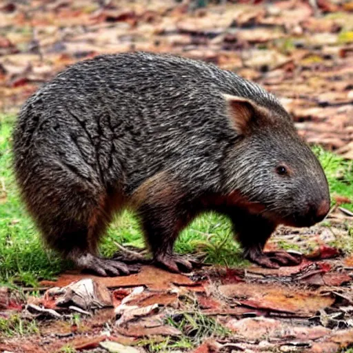 Prompt: a really cool wombat