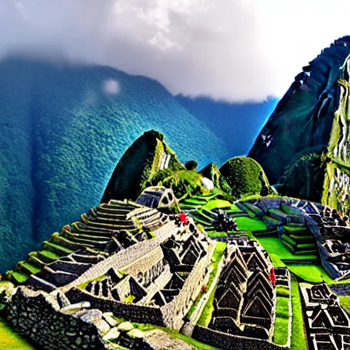 Prompt: New York City as Macchu Picchu, ultra hi resolution picture