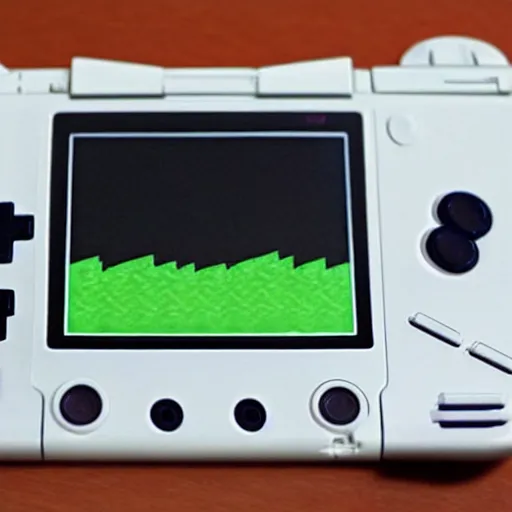 Prompt: a gameboy as a nintendo ds console in 2030