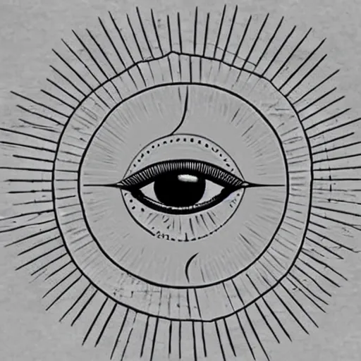 Image similar to the all seeing eye watching over the world.