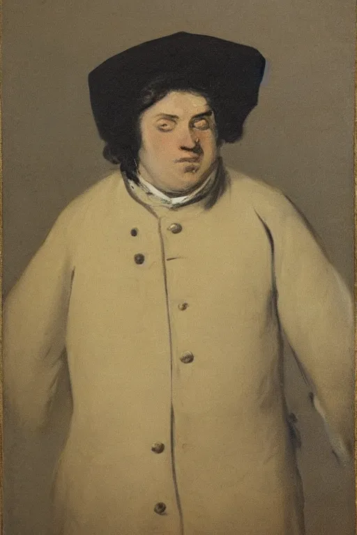 Image similar to juan tamariz painted by goya