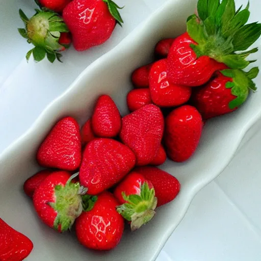 Image similar to strawberries like clouds