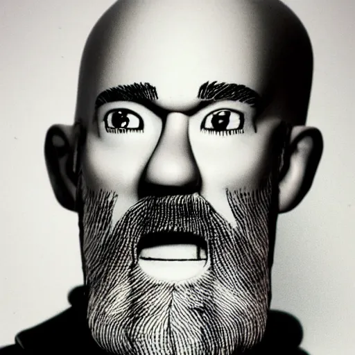 Image similar to claymation michael stipe