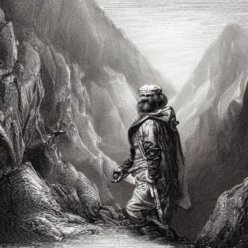 Image similar to adventurers, by gustave dore, detailed, high quality