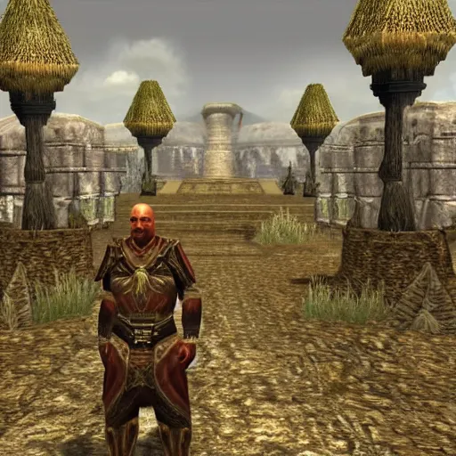 Image similar to Alexander Lukashenko in Elder Scrolls III: Morrowind, 2002 Morrowind graphics