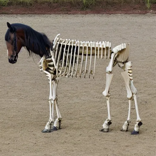 Image similar to a horse skeleton