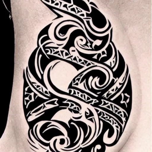 Image similar to tattoo design, stencil, tattoo stencil, traditional, a world famous tattoo