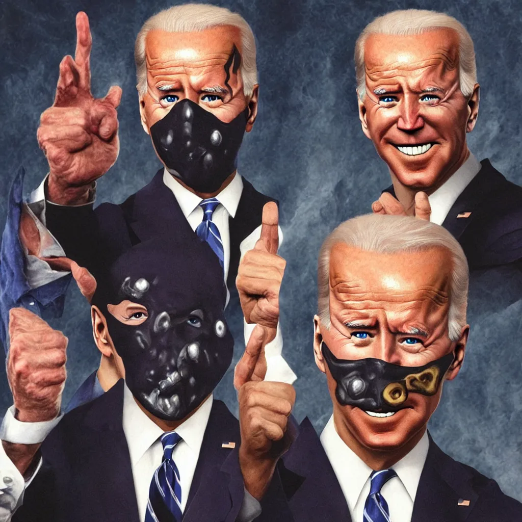 Prompt: joe biden in mortal kombat 4 videogame, photorealistic