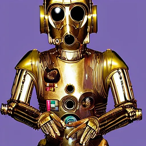 Prompt: c - 3 po as gay