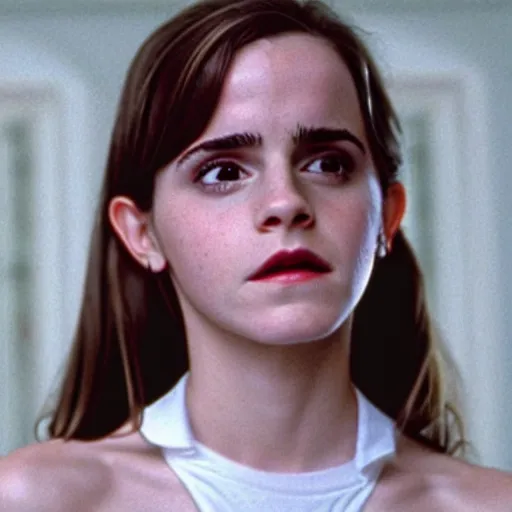 Image similar to still of emma watson in silence of the lambs