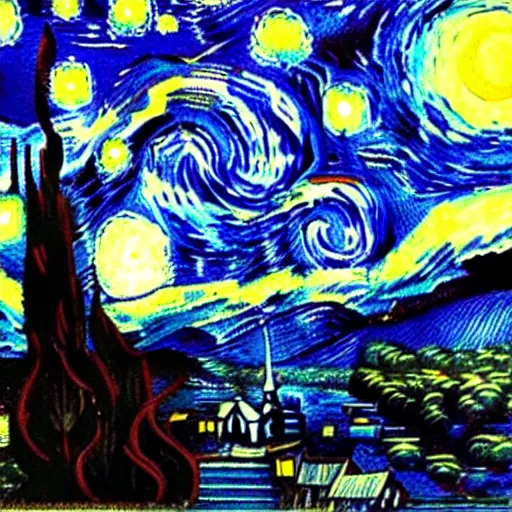 Prompt: Liminal space in outer space, by Van Gogh!!!!!