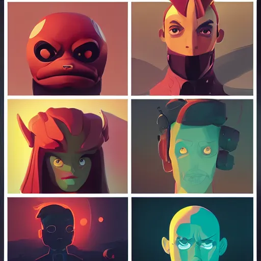 Image similar to face icon stylized minimalist toxic crusaders, loftis, cory behance hd by jesper ejsing, by rhads, makoto shinkai and lois van baarle, ilya kuvshinov, rossdraws global illumination