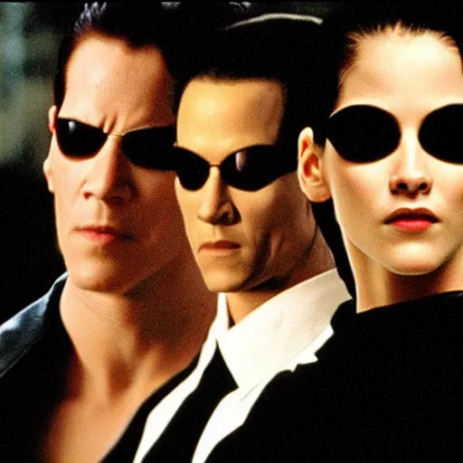 Prompt: The matrix movie