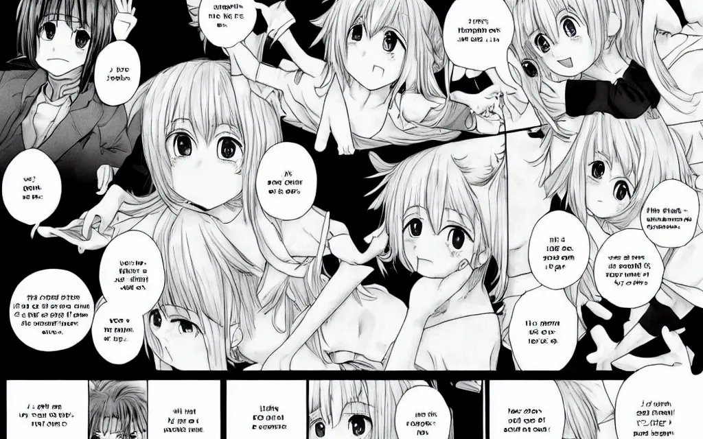 page from powerful manga boku no pico Stable Diffusion