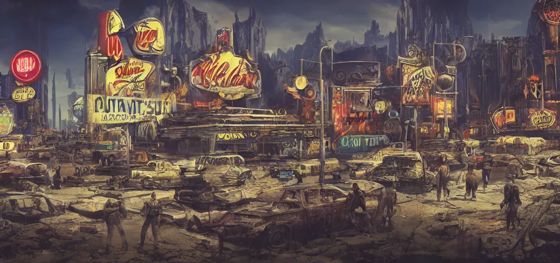 Fallout: New Vegas locations concept art  Fallout new vegas, Fallout  concept art, Fallout wallpaper