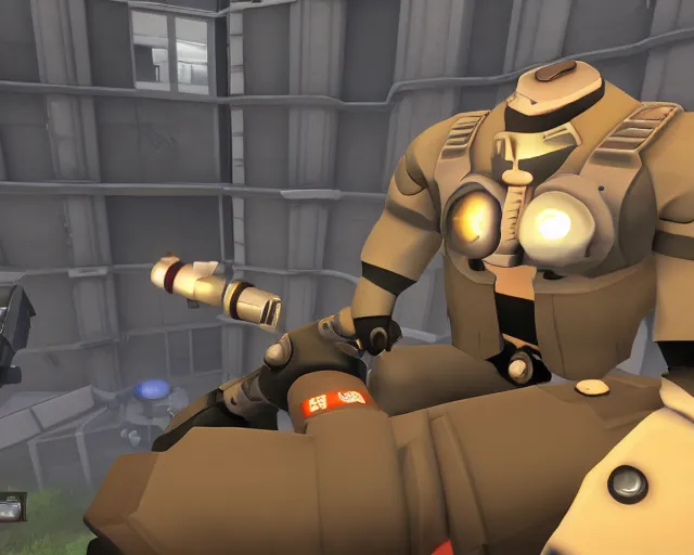Prompt: TF2 screenshot of control point, HD, trending on tumblr
