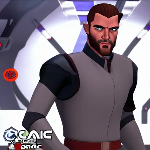 Image similar to gigachad in clone wars