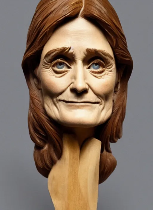 Image similar to high intricate bust of an margot kidder [ 1 9 7 0 ] carved from wood in baroque style, studio light, maria panfilova, andrea savchenko, mike kime, ludovic plouffe, qi sheng luo, oliver cook, trending on artstation