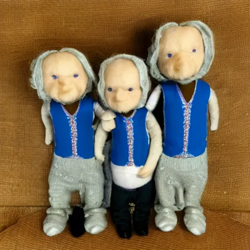 Prompt: the goodies as conjoined triplets