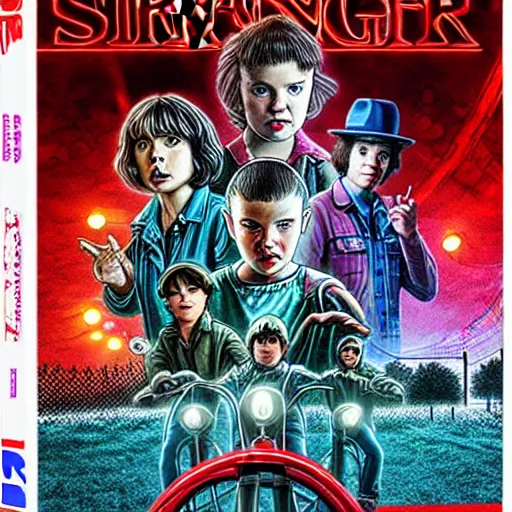 Image similar to stranger things set in 2002, HD, high quality, highly detailed