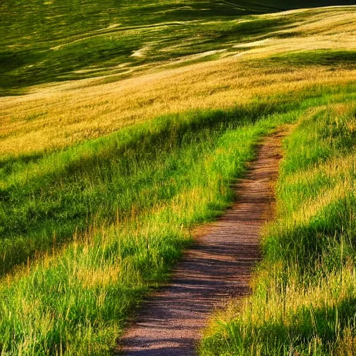 Image similar to beautiful hill going down to a prairie