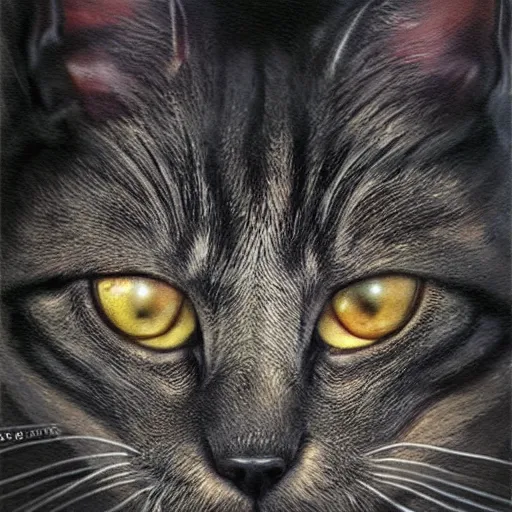 Image similar to portrait of a s. w. a. t anthro cat, highly detailed, shallow depth of field, art by artgerm and greg rutkowski