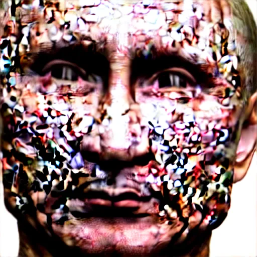 Image similar to Detailed image of Vladimir Putin with detailed face, in game style 8k, wearing only pants, bare torso, his body is old and ugly with sagging old skin,