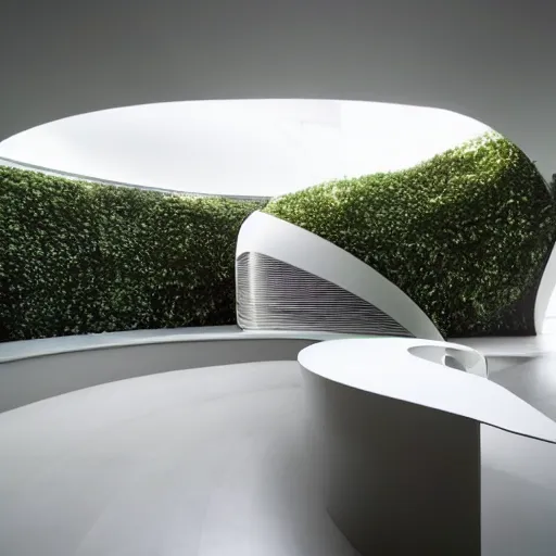 Image similar to house designed by zaha hadid