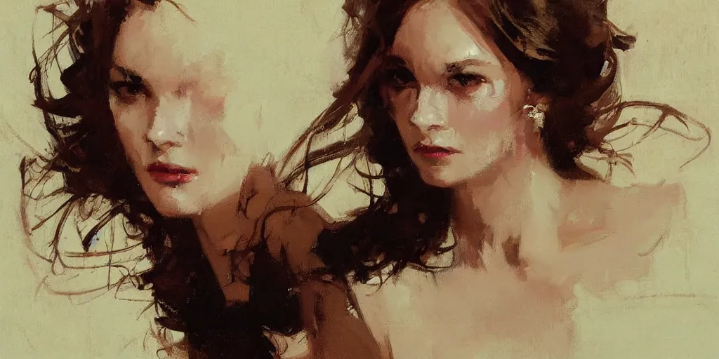 Image similar to portrait of a beautiful woman, intricate, elegant, highly detailed, greg manchess, mucha, liepke, ruan jia, jeffrey catherine jones, ridley scott