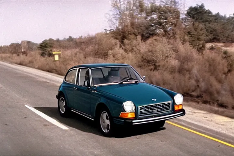 Image similar to 1978 Volvo ((((((((((((911)))))))))))), movie still, speed, cinematic Eastman 5384 film