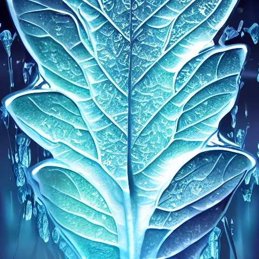 Image similar to icy soloist animation digitalart communion reflections leaf