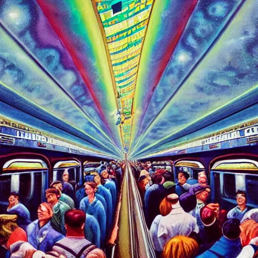 Prompt: sign that says 1 0 0, text 1 0 0, lisa frank, glorious, bedazzled, spectacled, amazing, unreal render, bokeh, studio lighting, ultradetailed, detailed and realistic painting of a giant warship plane, dieselpunk, historical photo of commuters in train to new york 1 8 9 0, everybody is looking at smartphones