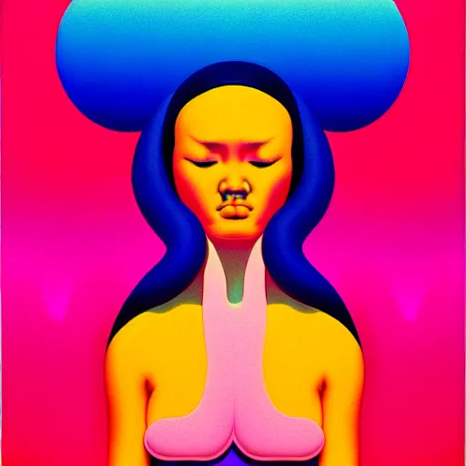 Image similar to sensual woman by shusei nagaoka, kaws, david rudnick, airbrush on canvas, pastell colours, cell shaded, 8 k