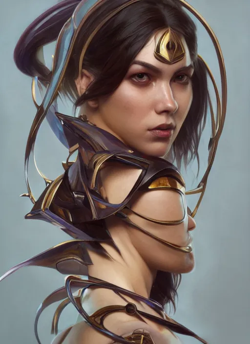 Image similar to symmetry!! mileena, male, machine parts embedded into face, intricate, elegant, highly detailed, digital painting, artstation, concept art, smooth, sharp focus, illustration, art by artgerm and greg rutkowski and alphonse mucha, 8 k
