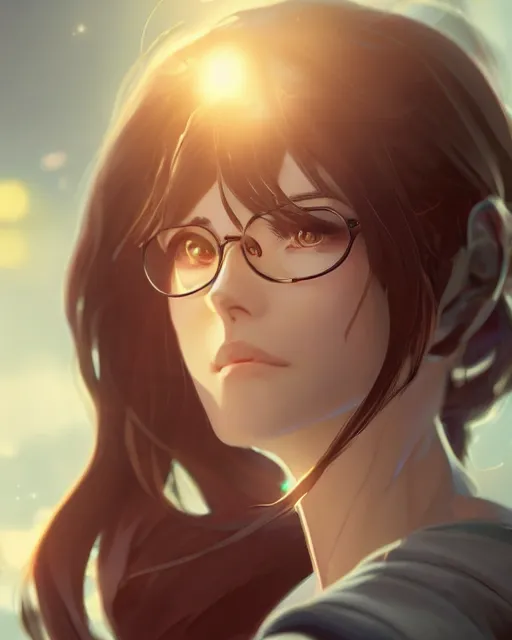 Image similar to infinity, full shot, atmospheric lighting, detailed face, by makoto shinkai, stanley artgerm lau, wlop, rossdraws