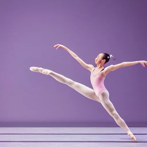 Prompt: two ballet dancer adoing an extreme stretch, dance photography, pastel colors palette, anatomic photography, high detail, zoom in, foreshortening, natural light