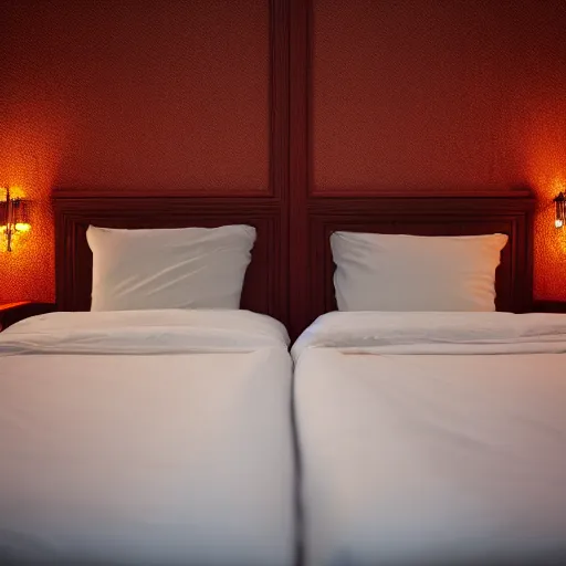 Prompt: two beds on a date in china, long shot, digital art, detailed, bokeh, depth of field, glows,