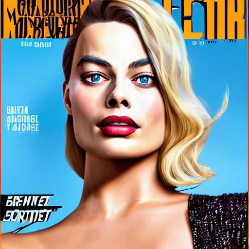 Image similar to margot robbie gta cover art