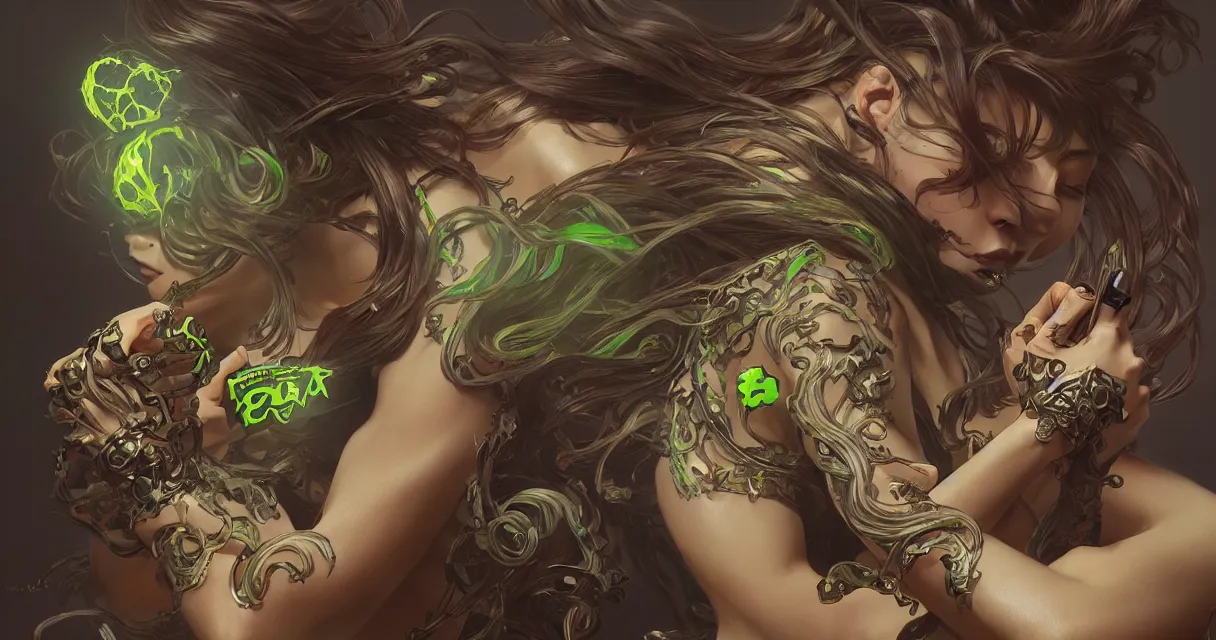 Image similar to monster energy drink, highly detailed, digital painting, artstation, concept art, smooth and sharp focus, illustration, art by tian zi and wlop and alphonse mucha