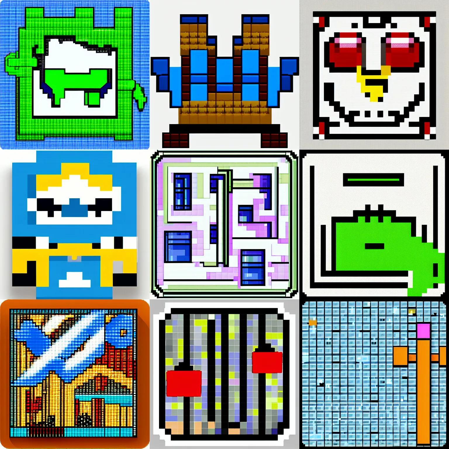 Prompt: pixel art app icon.