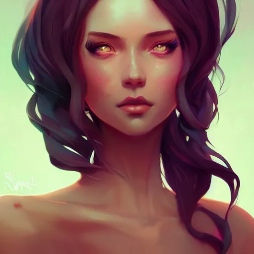 Prompt: a portrait of a beautiful model, art by lois van baarle and loish and ross tran and rossdraws and sam yang and samdoesarts and artgerm, digital art, highly detailed, intricate, sharp focus, Trending on Artstation HQ, deviantart, unreal engine 5, 4K UHD image