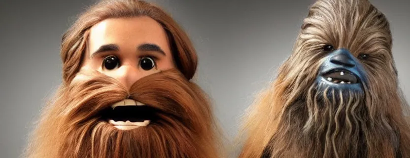 Image similar to the jew version of chewbacca